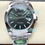 ARF Super Copy Rolex Datejust II Swiss 3235 Olive Green Dial SS Watch 41mm 